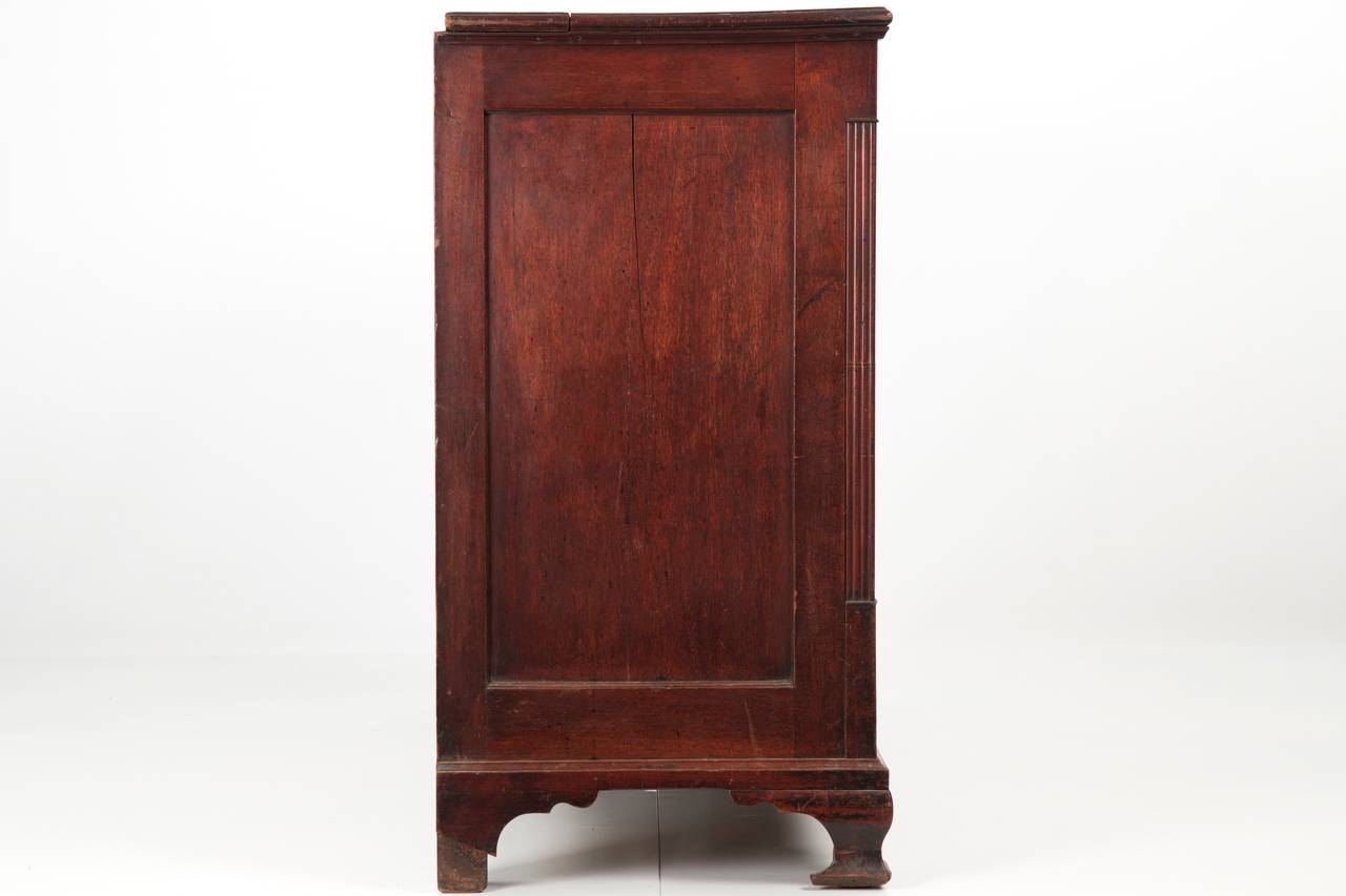 English Georgian Mahogany Antique Mule Chest of Drawers, 19th Century 1