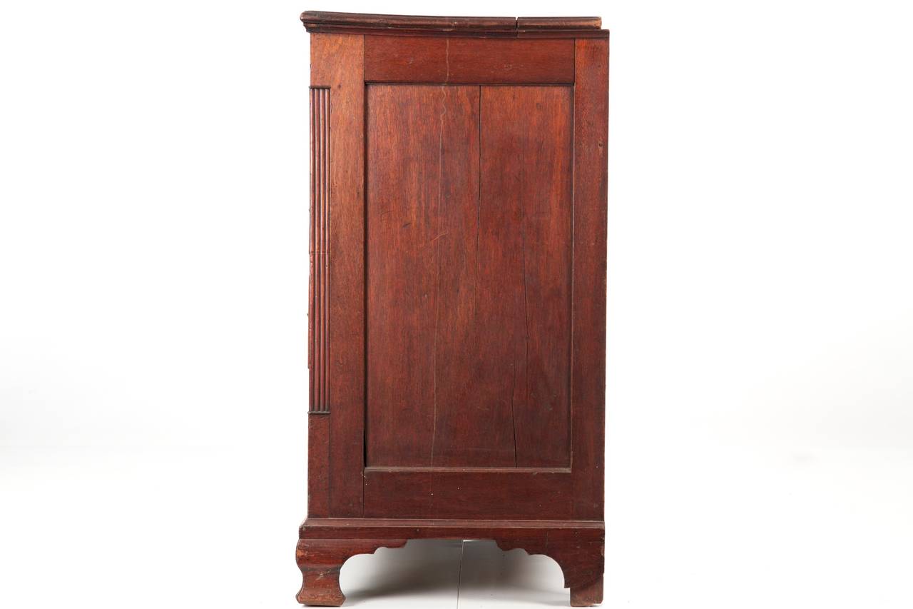 English Georgian Mahogany Antique Mule Chest of Drawers, 19th Century 3