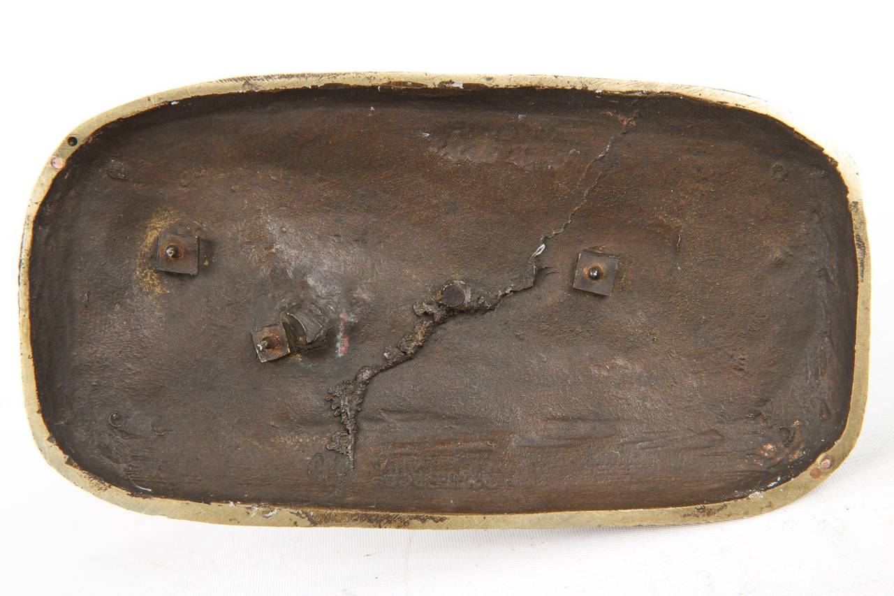 Jean-Francois Theodore Gechter Antike französische Bronzeskulptur eines Pferdes 2