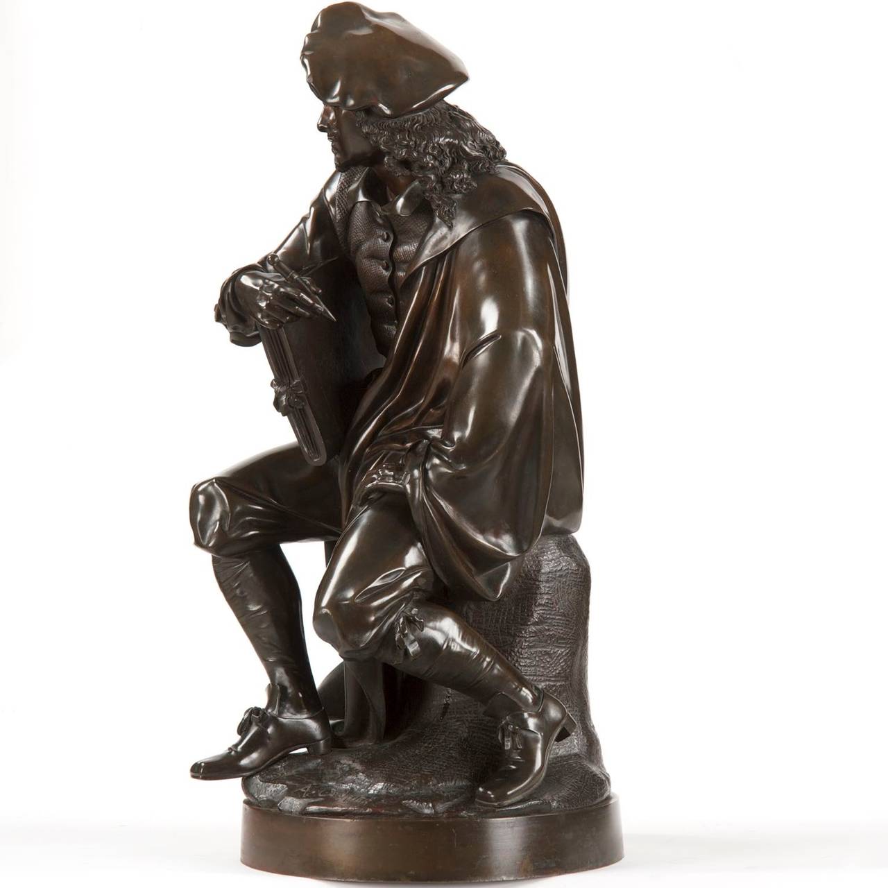 a.carrier bronze statues