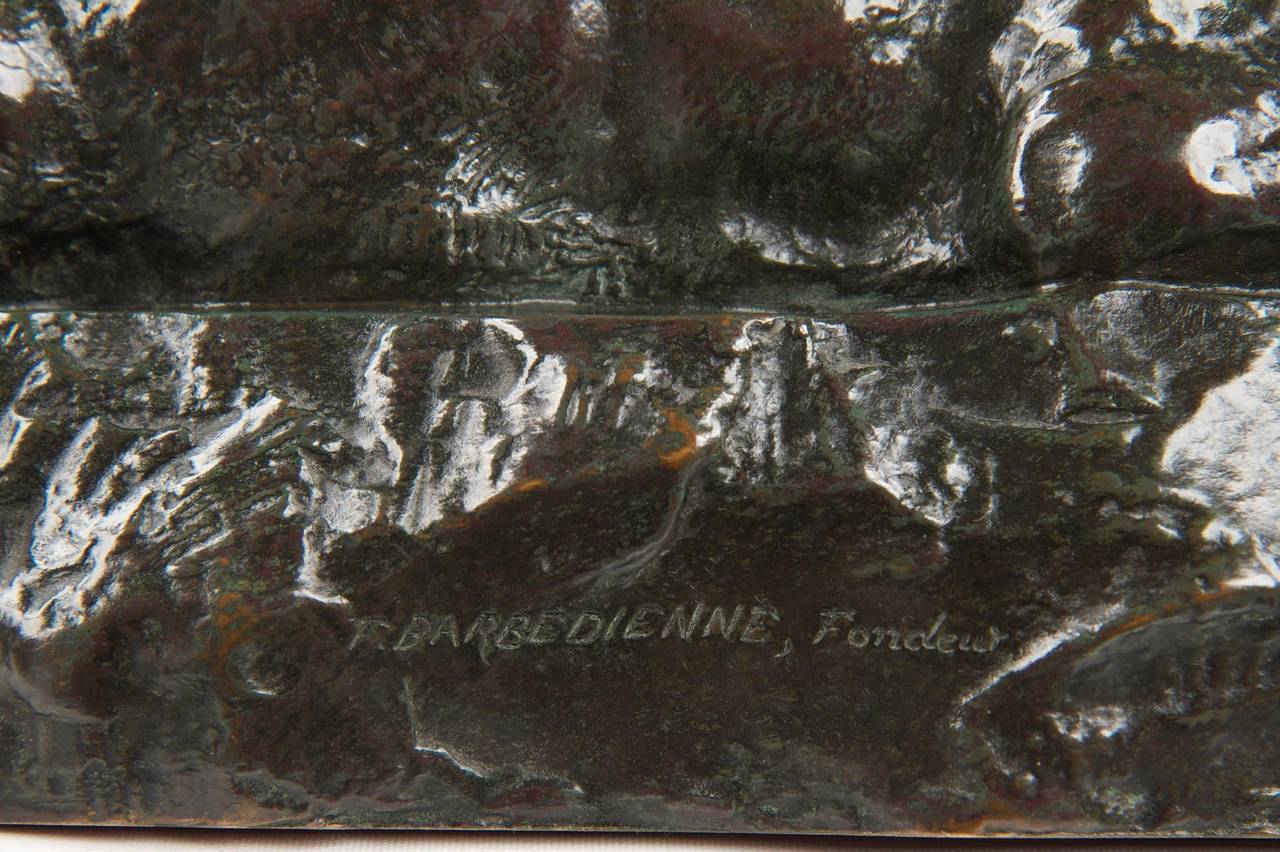 Antoine-Louis Barye Bronze Sculpture, 