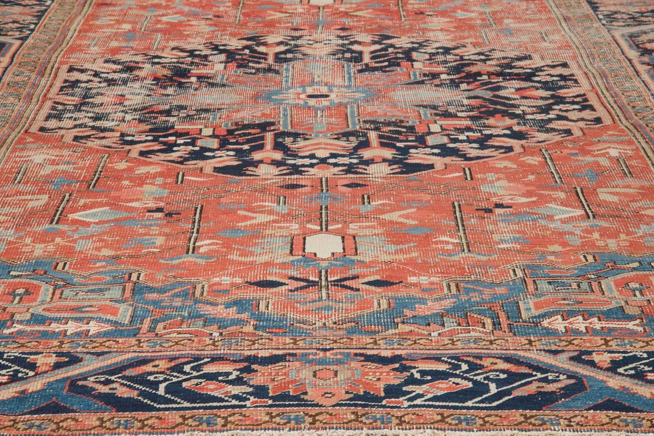 antique heriz carpet