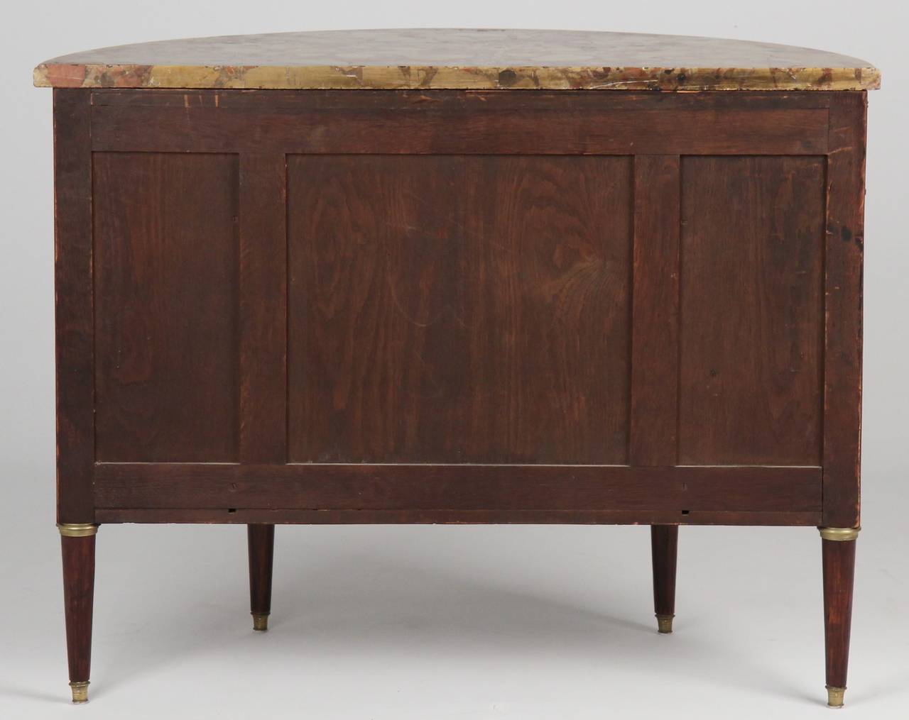 French Louis XVI Style Marquetry Inlaid Antique Commode, Early 20th Century In Excellent Condition In Shippensburg, PA