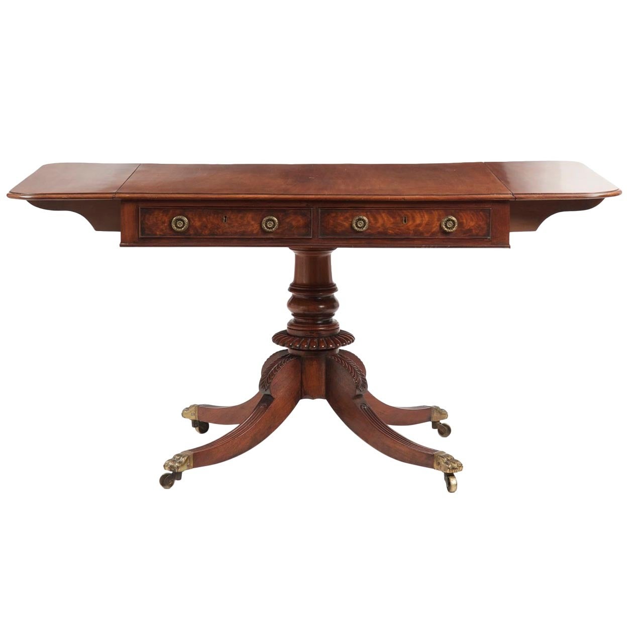 19th Century English Regency Antique Sofa Table