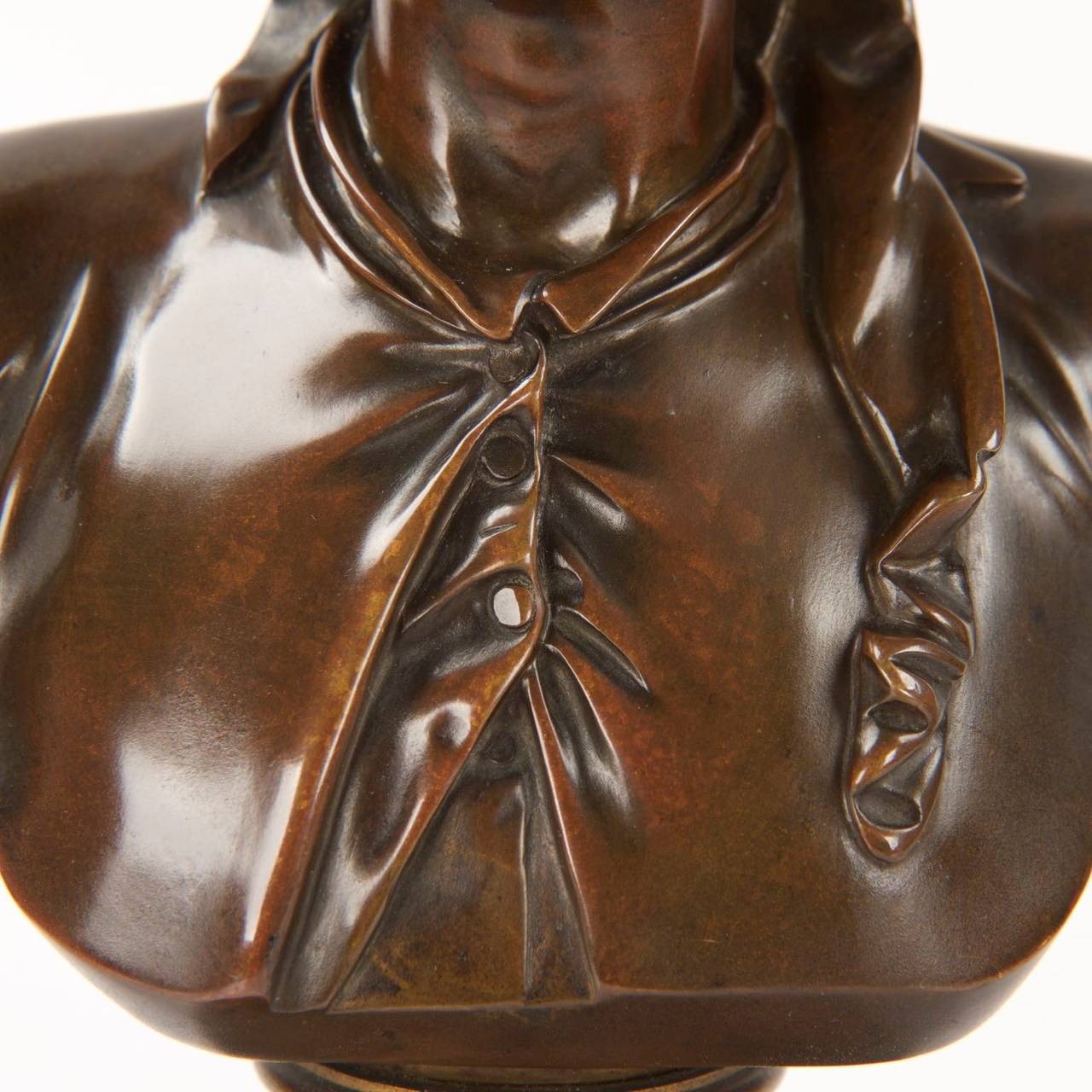 Bronze Bust of Dante after Model by Albert Carrier-Belleuse, Tiffany & Co. 2