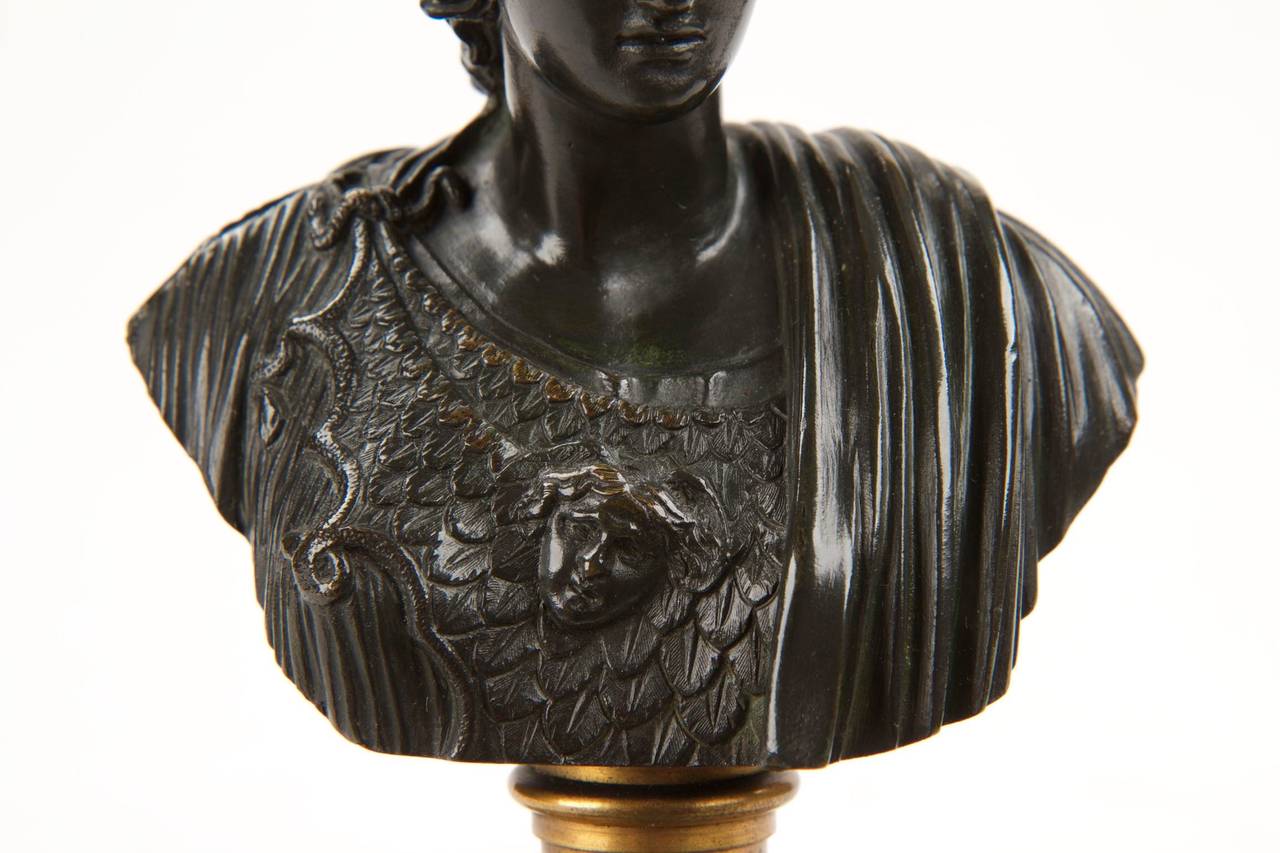 Grand Tour Antique Bronze Sculpture of Athena, 19th Century 1