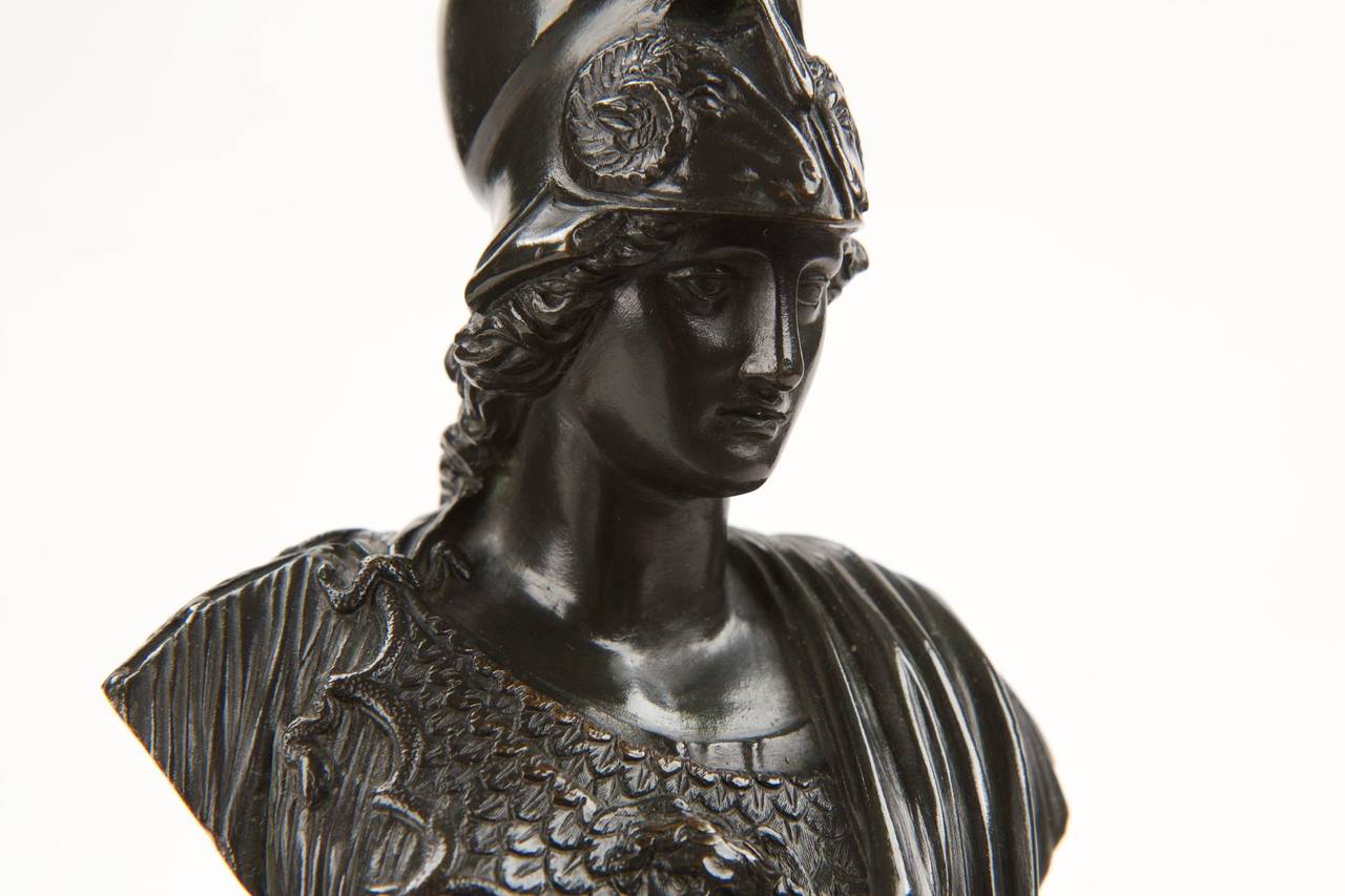Grand Tour Antique Bronze Sculpture of Athena, 19th Century 3