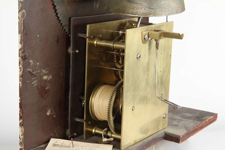 American Federal Inlaid Mahogany Tall Case Clock, Maryland c. 1800 4