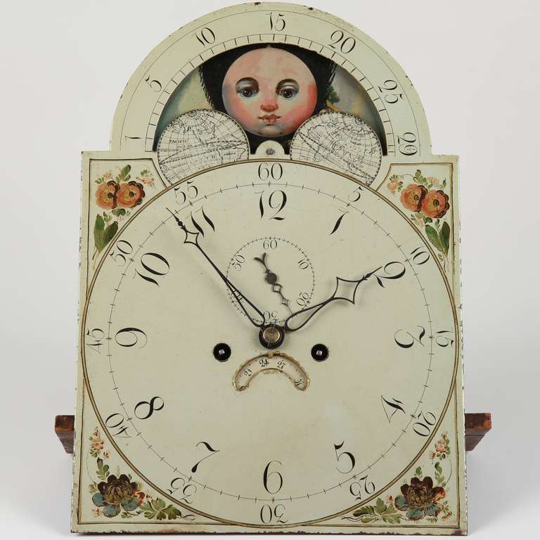 American Federal Inlaid Mahogany Tall Case Clock, Maryland c. 1800 3