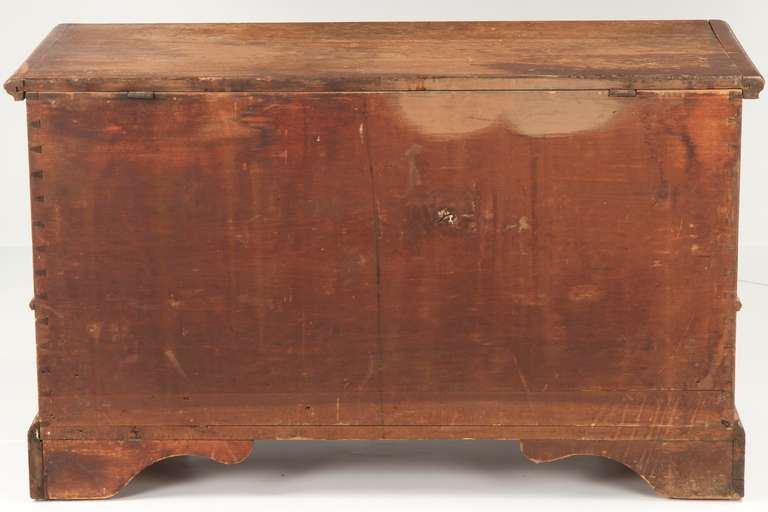 American Chippendale Painted Blanket Chest of Drawers, Pennsylvania c. 1790-1810 2