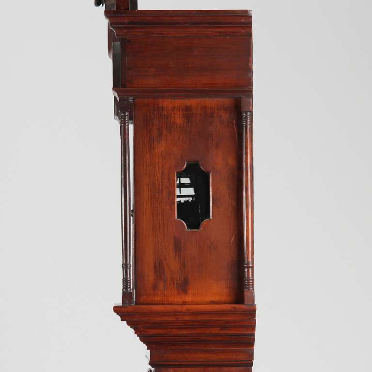 American Federal Tall Case Clock, Benjamin Morris, Bucks County, Pennsylvania 2