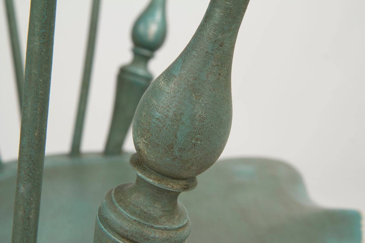 American Continuous Arm Windsor Style Chair, 20th Century 3