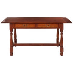 Benchmade William and Mary Style Tavern Dining Table, 20th Century
