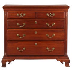 Antique Fine American Chippendale Cherry Chest of Drawers, Pennsylvania, circa 1770