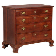 American Chippendale Antique Chest of Drawers, Pennsylvania circa 1770