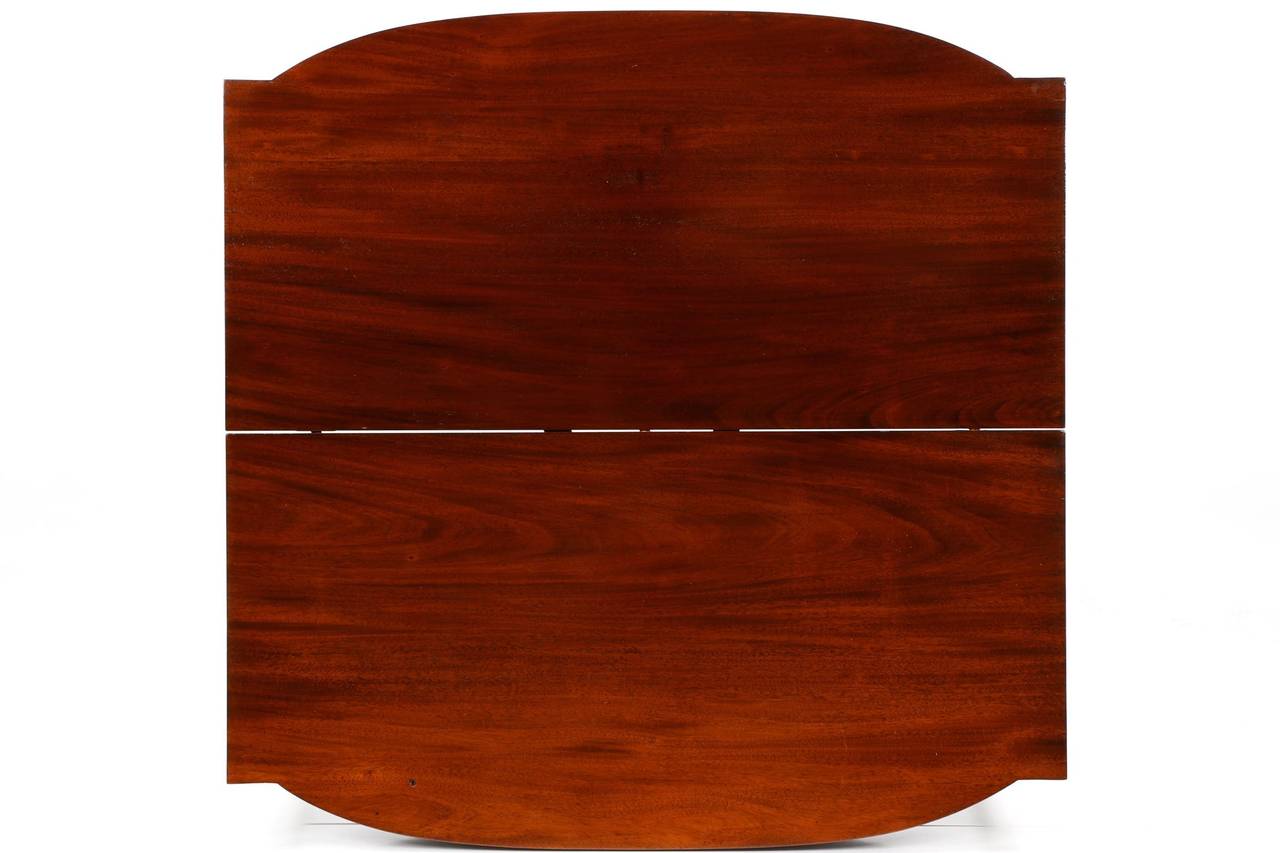 American Federal Style Inlaid Mahogany Card Table, 20th Century 6