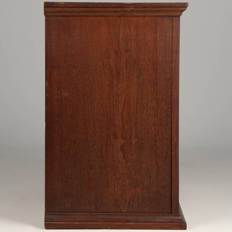 American Chippendale Walnut Cabinet Cupboard, Mid Atlantic States, 18th Century 1