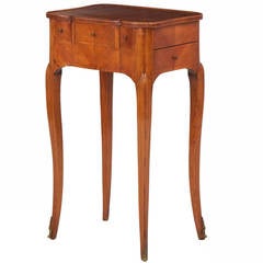 19th Century Parquetry Inlaid French Antique Side Table