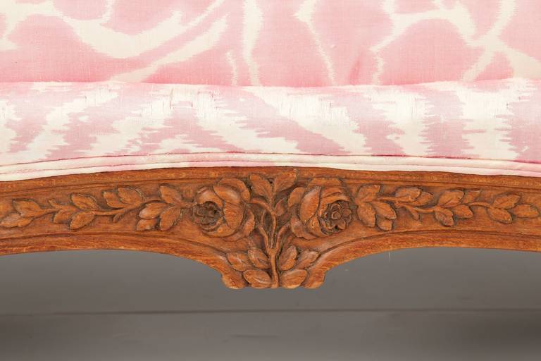 French Louis XV Antique Carved Daybed / Chaise Lounge, circa 1880 5