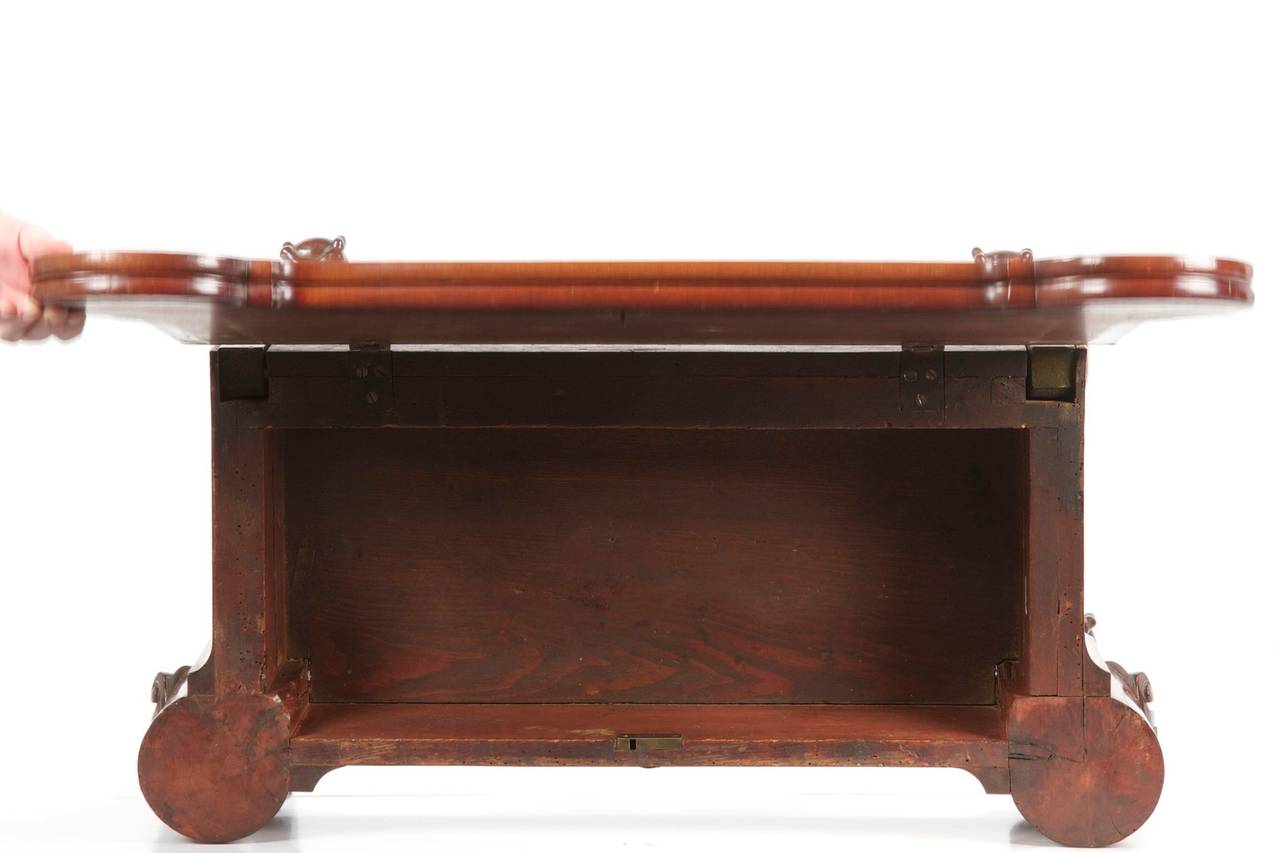 English George II Mahogany Ball & Claw Antique Game Table, 18th Century c. 1730 2