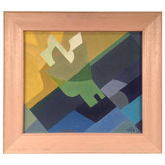 Cubist Abstract Painting, France, 1940