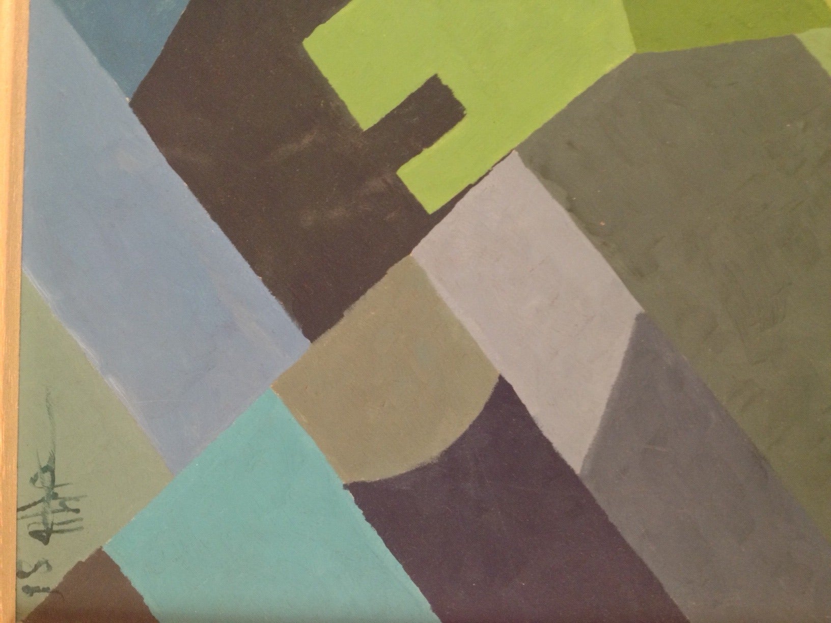 Cubist Abstract Painting, France, 1940