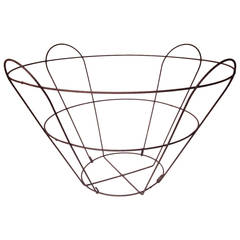 Vintage French Wire Basket