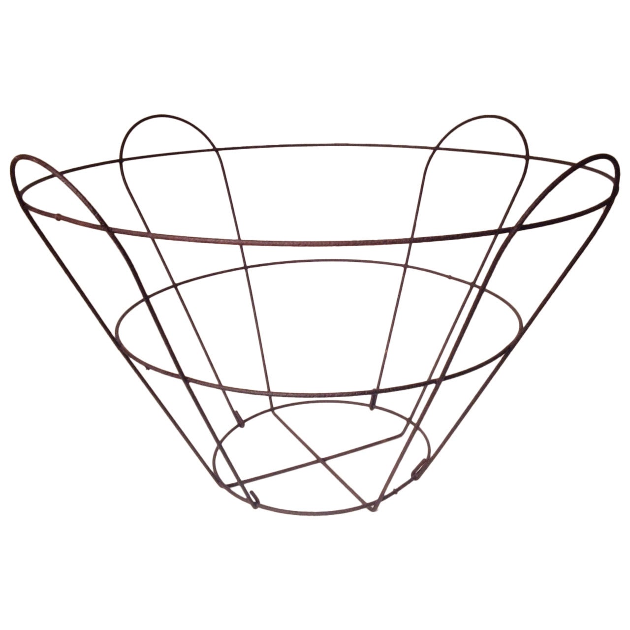 French Wire Basket For Sale