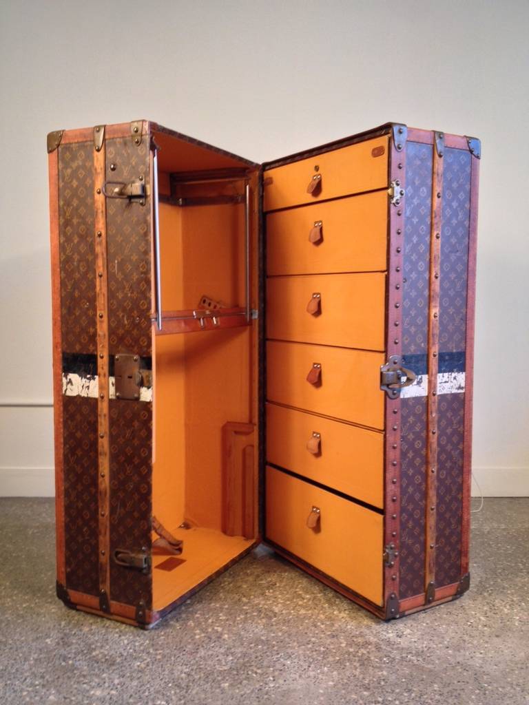 20th Century Louis Vuitton Upright Wardrobe Trunk