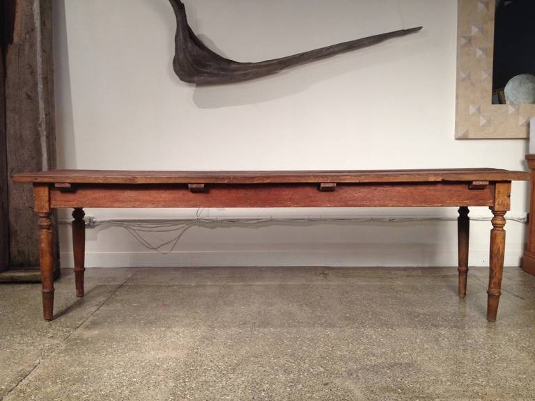 American 19th Century Farm Table
