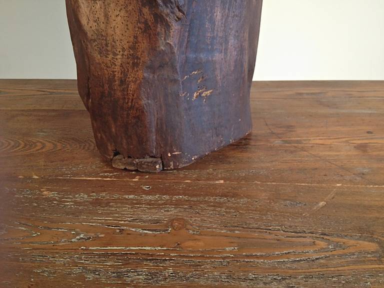 Primitive Early Hollow Tree Trunk For Sale