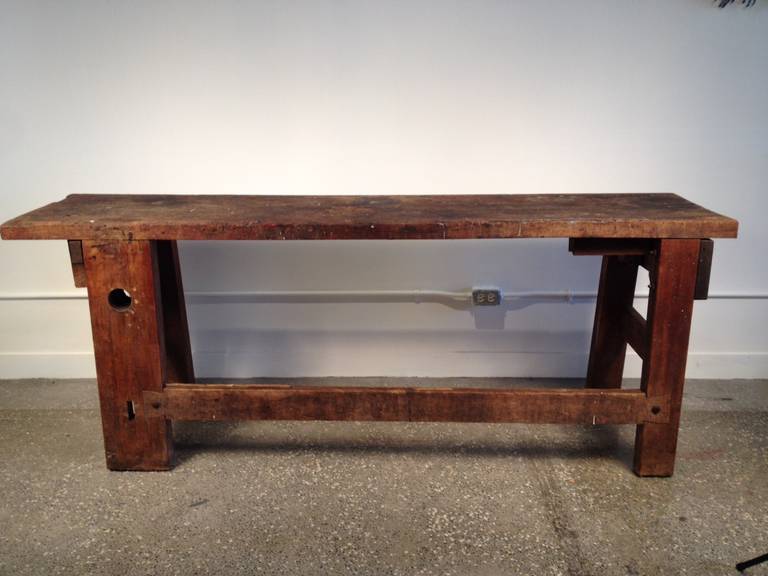 19th Century Work Bench In Good Condition For Sale In By Appointment Only, Ontario