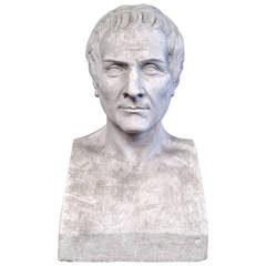 19th Century French Plaster Bust