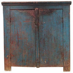 Antique Early 19th Century Painted Cabinet