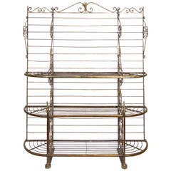 Antique 19th Century French Baker's Rack