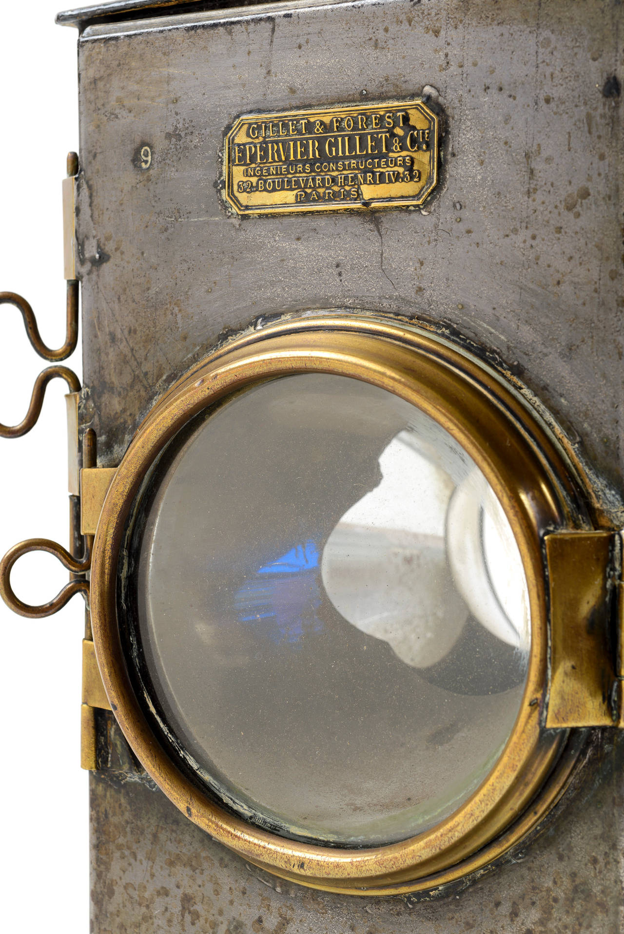 19th Century French Railroad Lantern 1