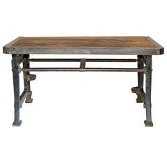 19th Century French Industrial Table 12