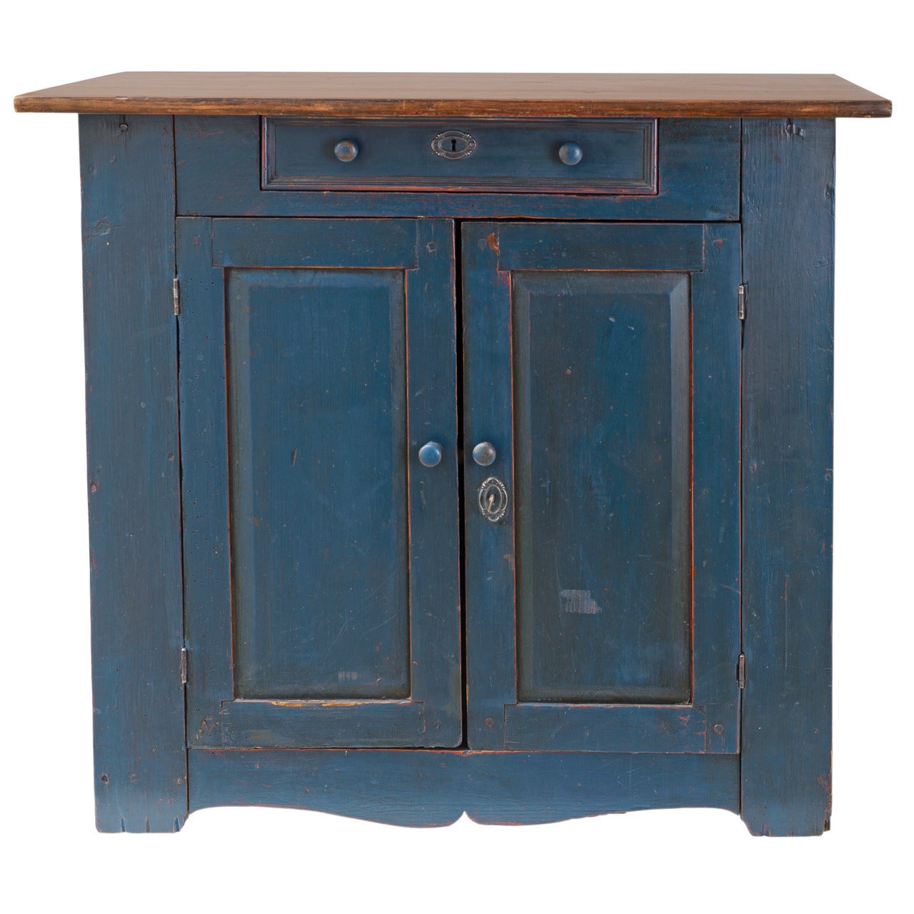 19th Century American Painted Cabinet