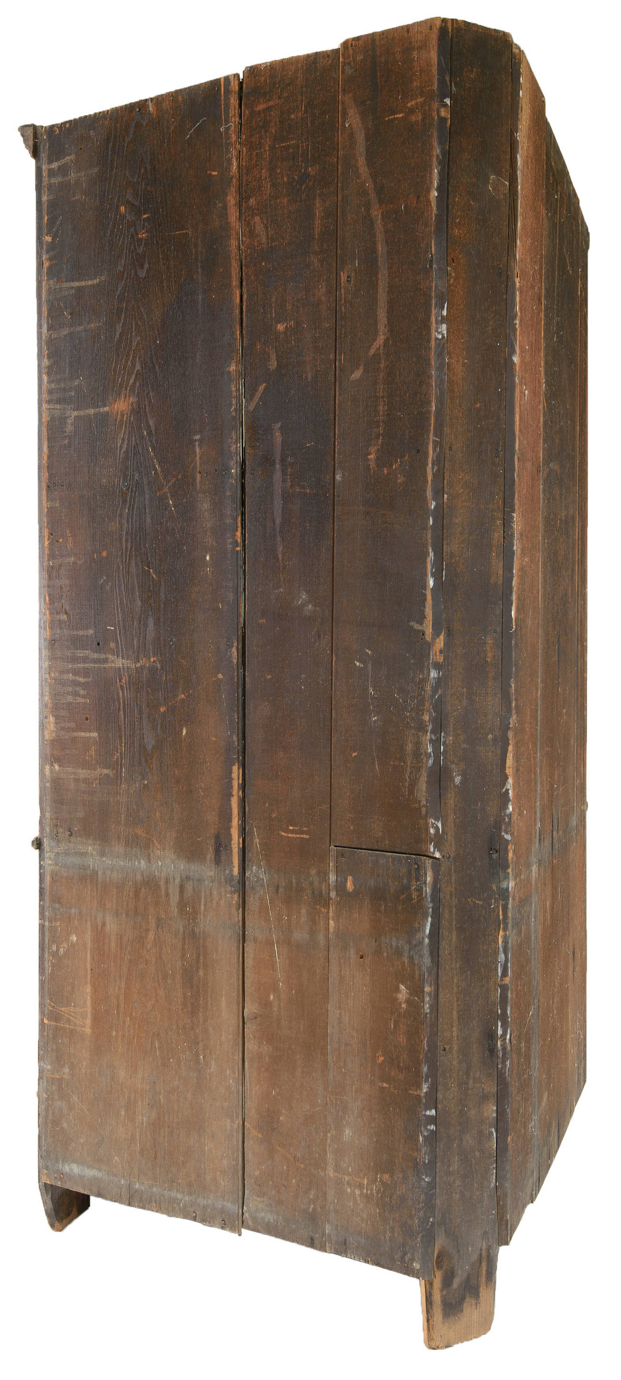 Hand-Crafted 19th Century American Corner Cupboard