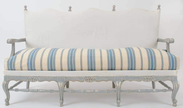 19th Century Louis XV Style Settee from Provence