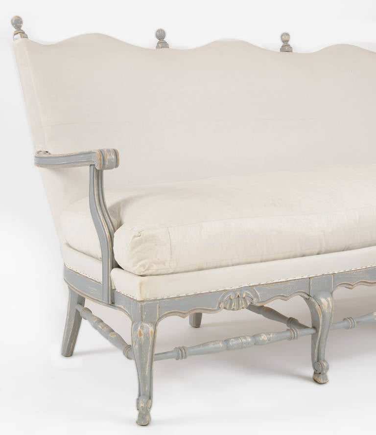 French Louis XV Style Settee from Provence