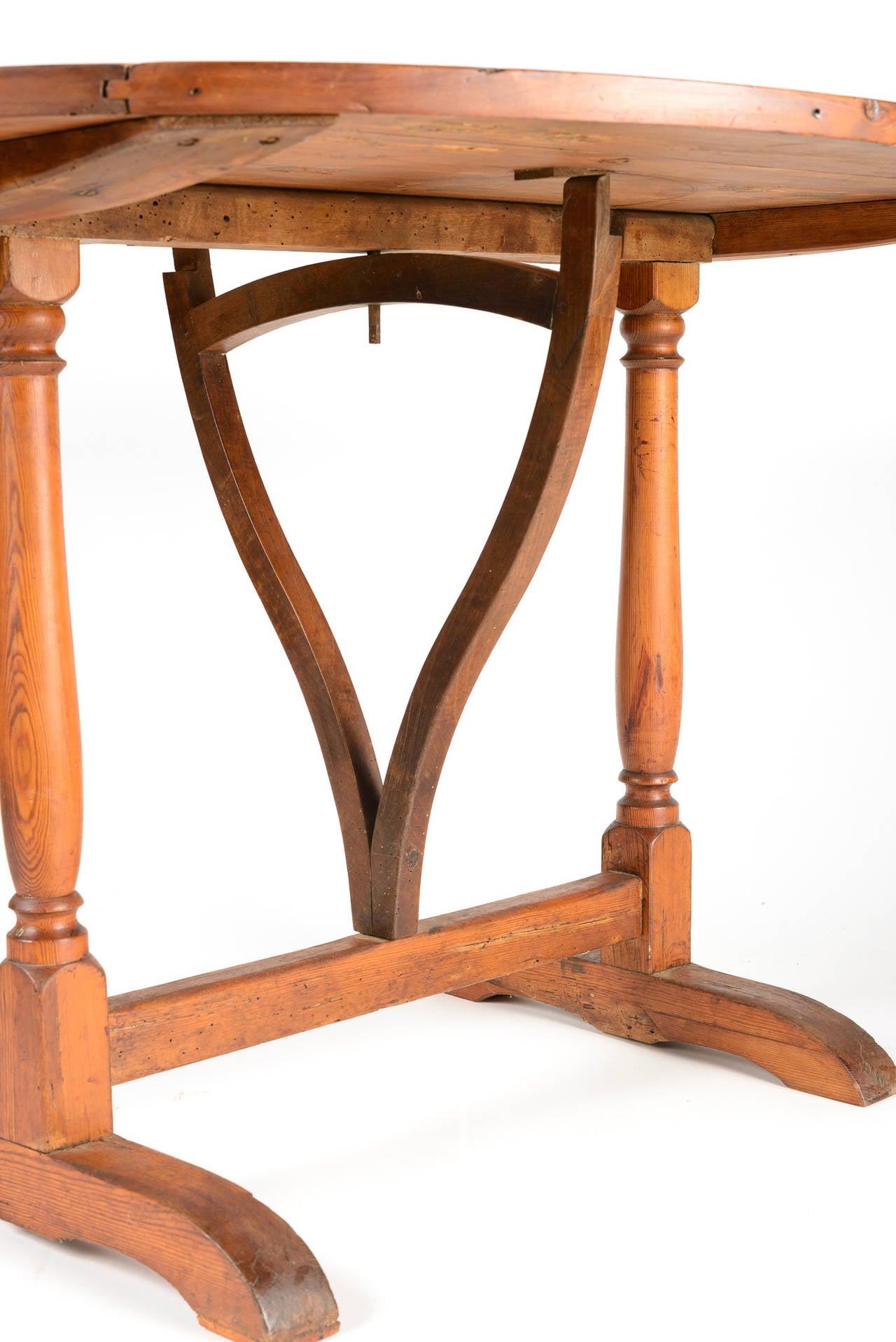 Hand-Crafted 19th Century French Wine Tasting Table