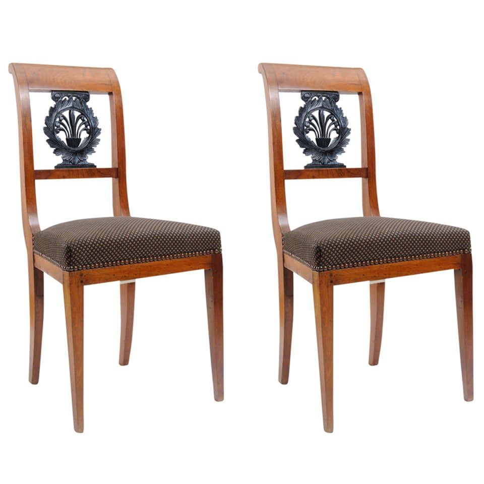 Pair of Empire Side Chairs