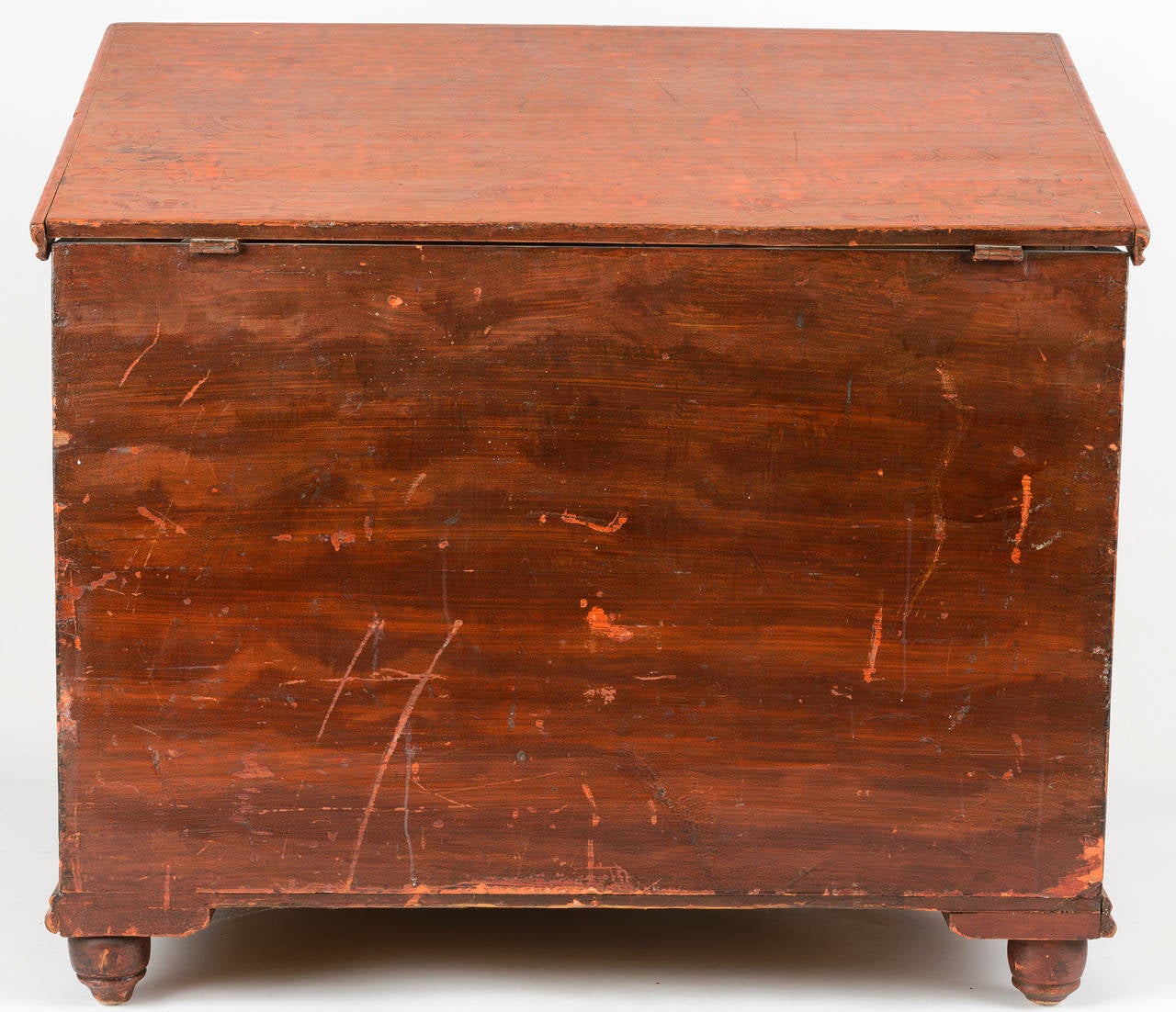 18th Century and Earlier American 18th Century Painted Blanket Chest