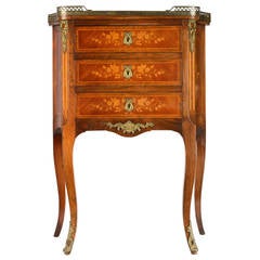 19th Century Louis XV Commode with Inlay Detail