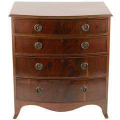 Period George III Bow-Front Commode