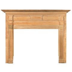 American 18th Century Federal Fireplace Mantel