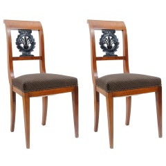 Paar Empire-Stühle