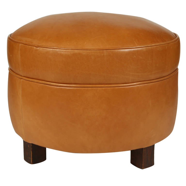 Leather Ottoman For Sale