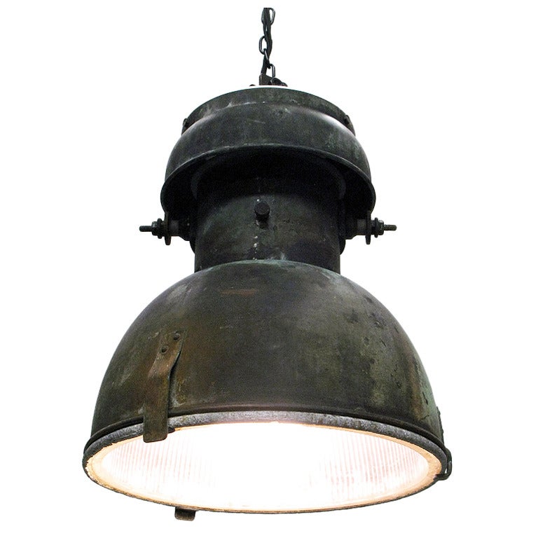 1930s Industrial Ceiling Lamp